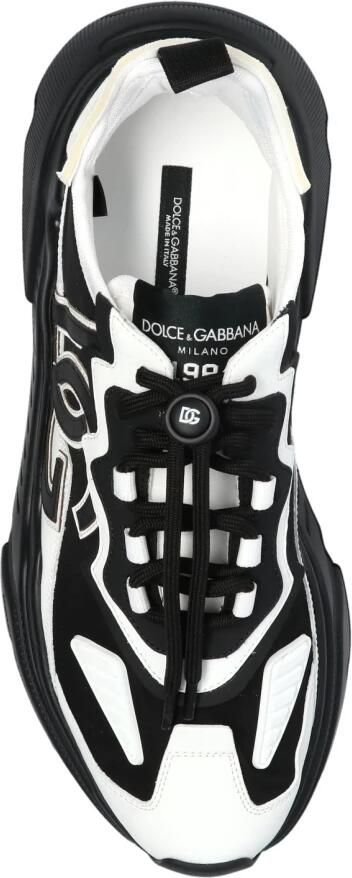 Dolce & Gabbana Mixed Materials Daymaster Sneakers Zwart Heren