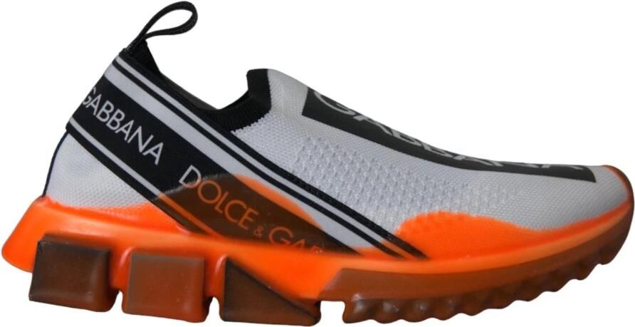 Dolce & Gabbana Logo Print Slip On Sneakers met Stoffen Treklus Multicolor Dames - Foto 3