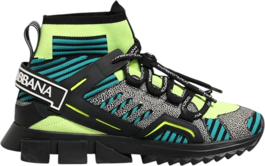 Dolce & Gabbana Multicolor Sorrento Socks Heren Sneakers Schoenen