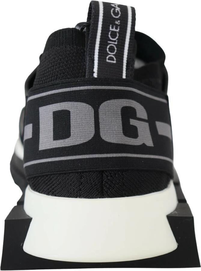 Dolce & Gabbana Zwarte Mesh Instappers Voor Trekking - Foto 3