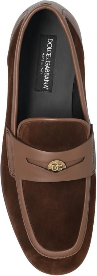 Dolce & Gabbana Split Emblem-penny Loafers - Foto 2