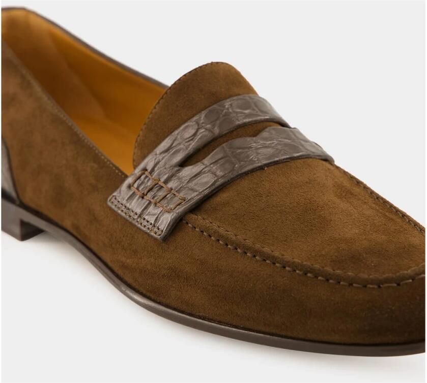 Dolce & Gabbana Split kalfsleer en alligator slippers - Foto 2