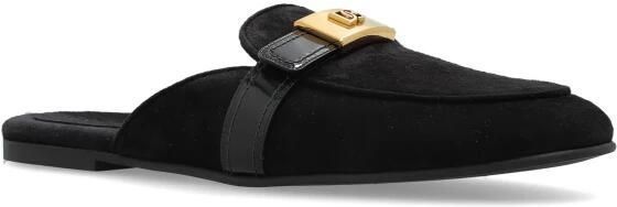 Dolce & Gabbana Suède Instappers met Logo - Foto 7
