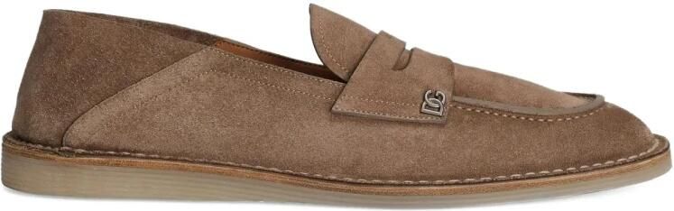 Dolce & Gabbana Suede Penny Loafers