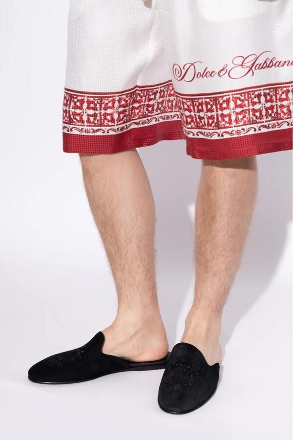 Dolce & Gabbana Suede Slides - Foto 2