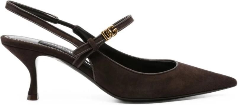 Dolce & Gabbana Suede Slingback Pumps