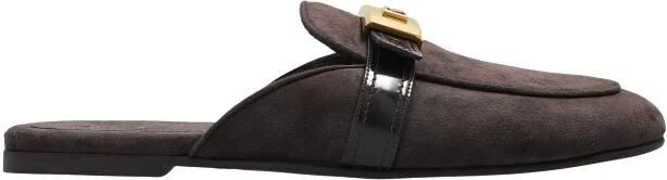 Dolce & Gabbana Suède Slippers met Logo