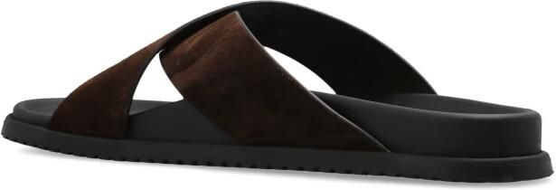 Dolce & Gabbana Suède Slippers met Logopatch - Foto 6