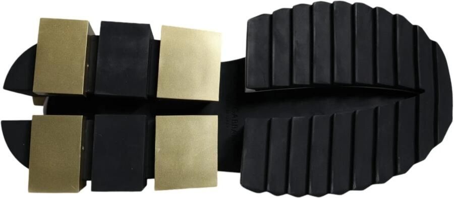 Dolce & Gabbana Portofino Lage Top Sneakers Wit Goud Multicolor Heren - Foto 2