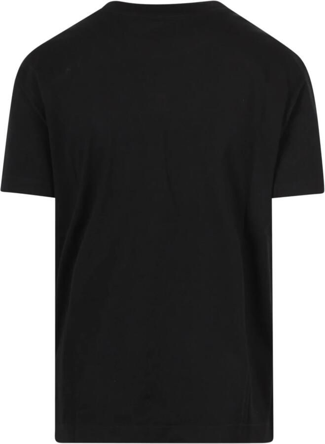 Dolce & Gabbana T-shirt met ronde hals en DG-strasslogo