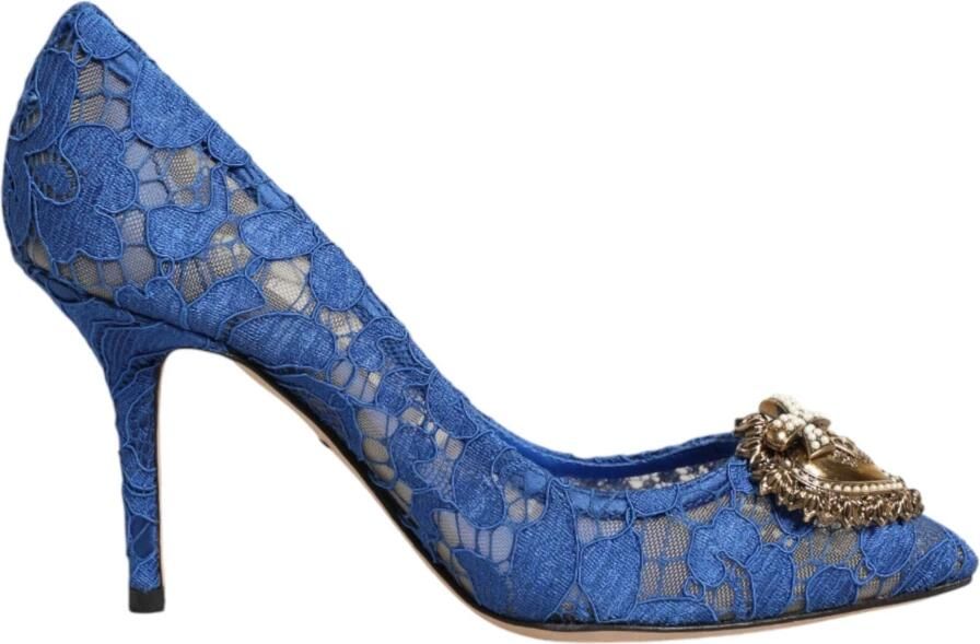 Dolce & Gabbana Taormina Lace Devotion Pumps