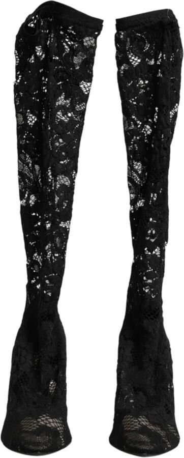 Dolce & Gabbana Taormina Lace Sock Laarzen - Foto 6