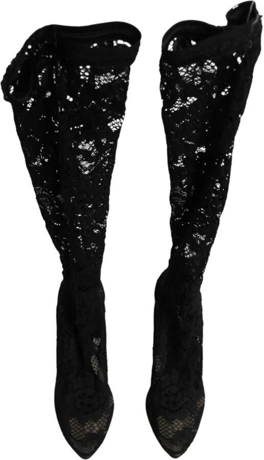 Dolce & Gabbana Taormina Lace Sock Laarzen - Foto 2