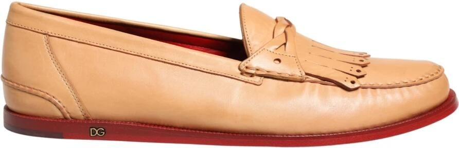 Dolce & Gabbana men's leather loafers moccasins