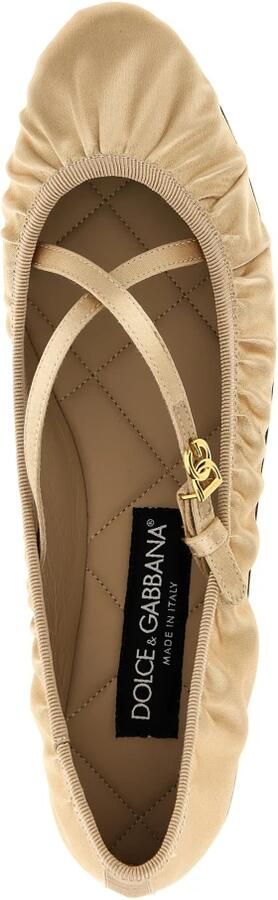 Dolce&Gabbana 'Vally' Ballet Flats in beige