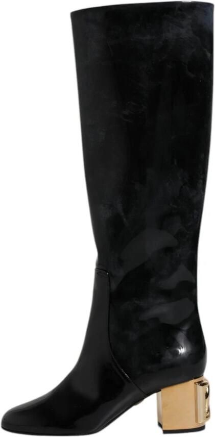 Dolce & Gabbana DG-hiel-laarzen knielengte Blauw Dames - Foto 3