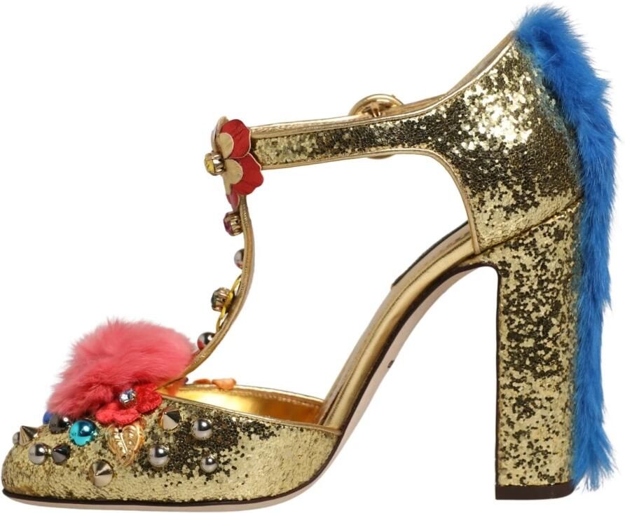 Dolce & Gabbana Vally Sandalen met T-band en Bontrand - Foto 5
