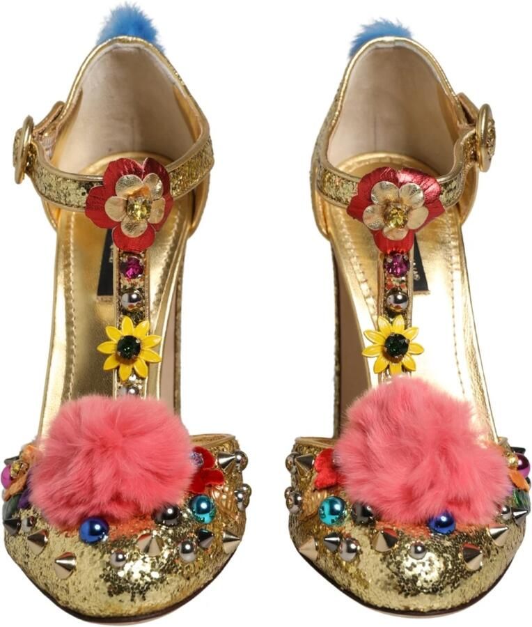 Dolce & Gabbana Vally Sandalen met T-band en Bontrand - Foto 4
