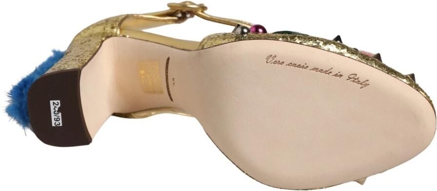 Dolce & Gabbana Vally Sandalen met T-band en Bontrand - Foto 7