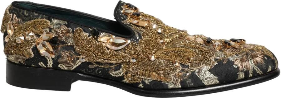Dolce & Gabbana Velvet Loafers met Borduursel