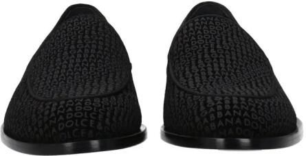 Dolce & Gabbana Velvet Slip-On Loafer met Logo - Foto 3