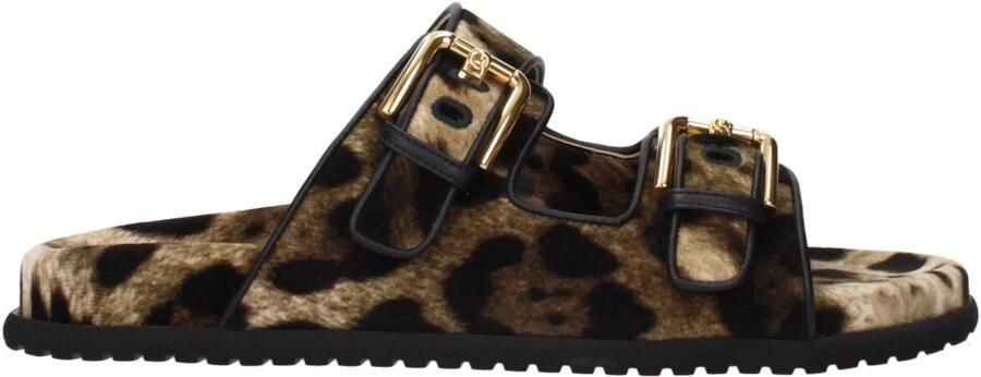 Dolce & Gabbana Dierenprint sandalen met dubbele band Multicolor Dames - Foto 3