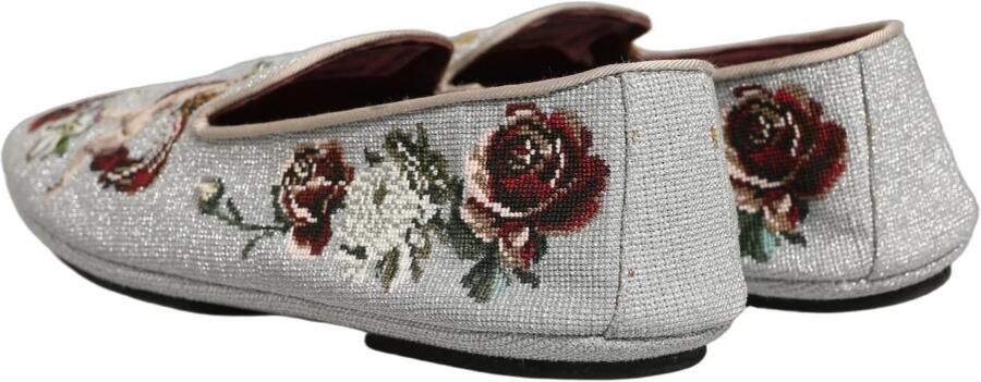 Dolce & Gabbana Velvet Slippers with Crown Embroidery - Foto 4