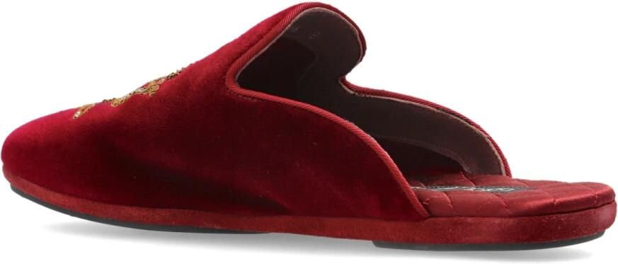 Dolce & Gabbana Velvet Slippers with Embroidery - Foto 4