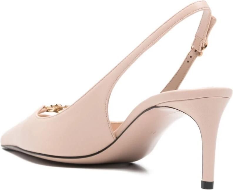 Dolce & Gabbana Slingback van nappaleer met zijde-effect - Foto 6