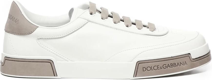 Dolce & Gabbana Witte Sneakers met Logo Details