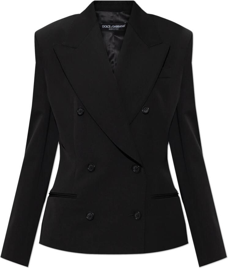 Dolce & Gabbana Wollen Blazer met Gesloten Revers