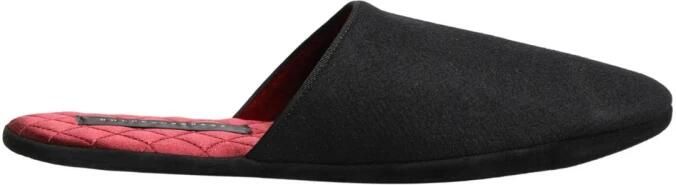 Dolce & Gabbana Wool Cashmere Quilted Slippers Shoes
