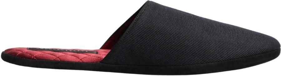 Dolce & Gabbana Wool Cotton Chevron Slippers