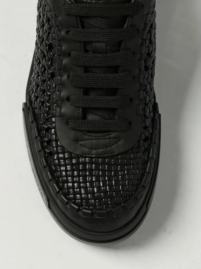 Dolce & Gabbana Woven Leather Sneakers