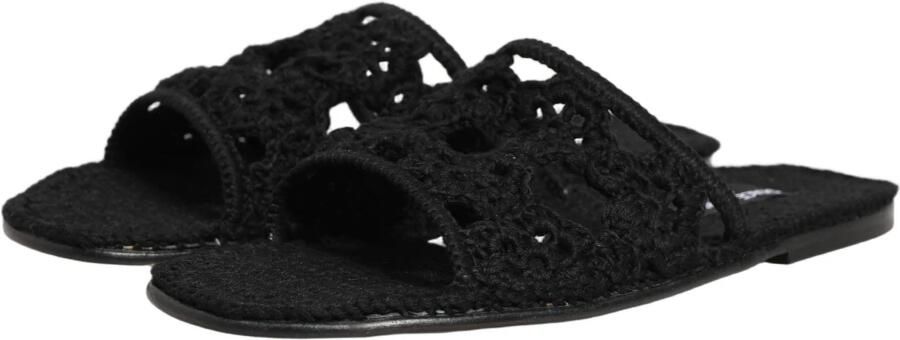 Dolce & Gabbana Woven Slides - Foto 4