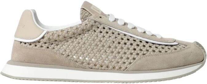 Dolce & Gabbana Woven Suede Sneakers - Foto 2