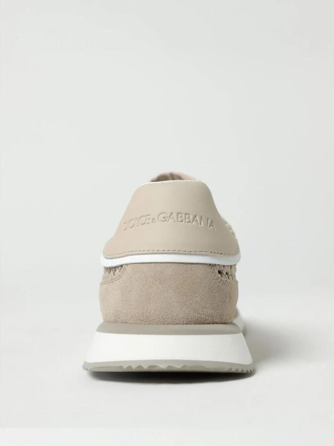 Dolce & Gabbana Woven Suede Sneakers