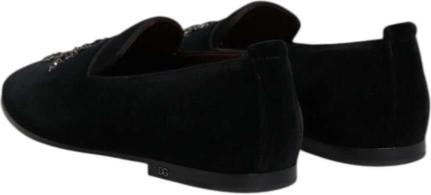 Dolce & Gabbana Zwart Goud Kruis Loafers Jurkschoenen - Foto 5