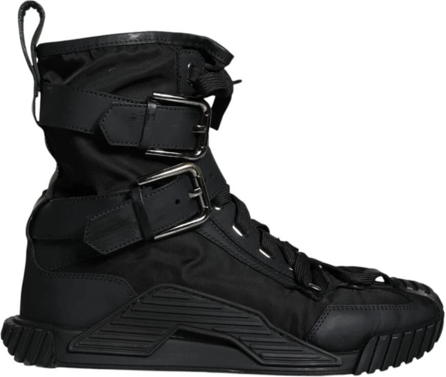 Dolce & Gabbana Zwarte High-Top Sneakers met Logo - Foto 2