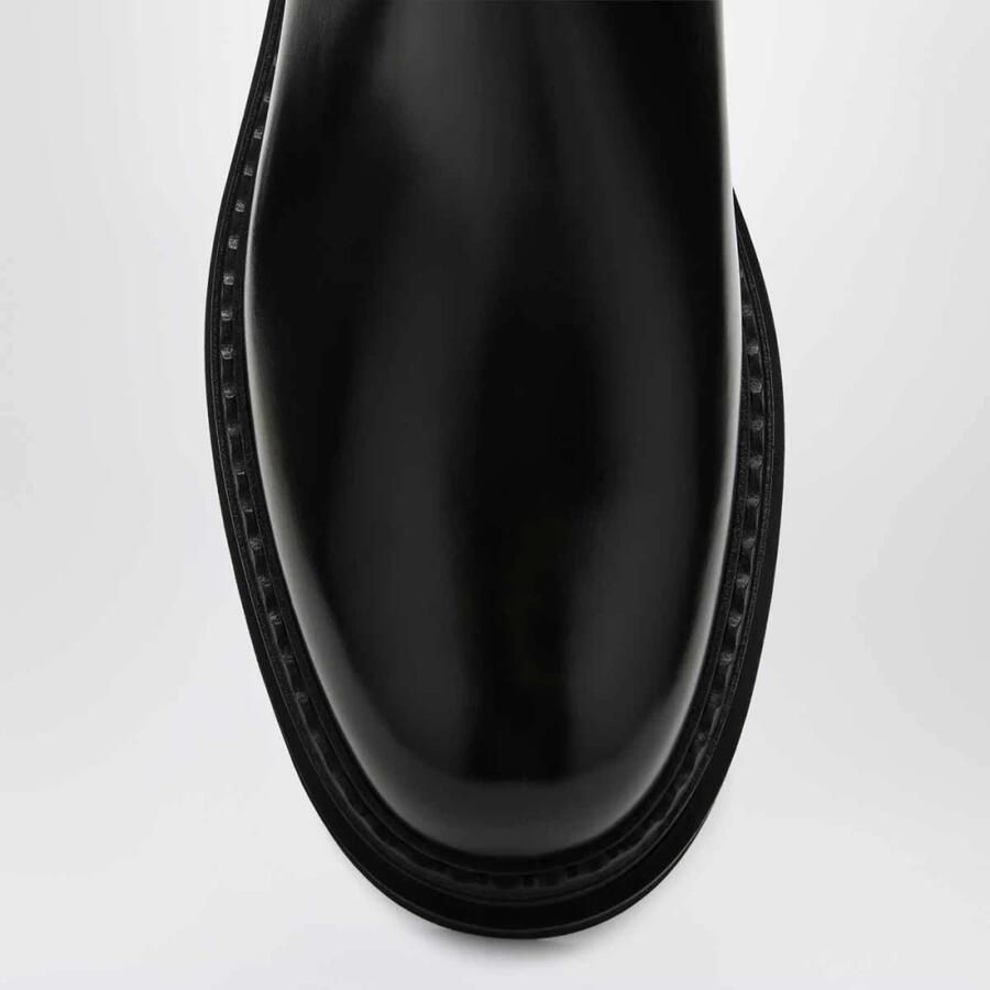 Dolce & Gabbana Zwarte Lage Laarzen Stivale Basso