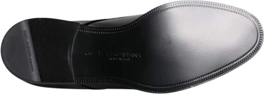Dolce & Gabbana Zwarte leren formele Derby-schoenen - Foto 2