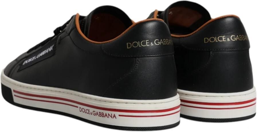 Dolce & Gabbana Luxe Lage Top Leren Sneakers