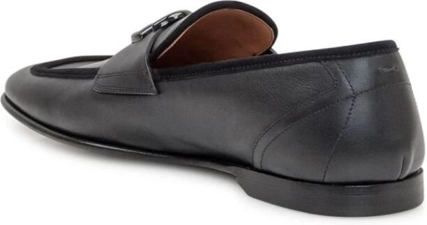 Dolce & Gabbana Loafers met Velvet Perimeter en DG Plaque Black Heren - Foto 2