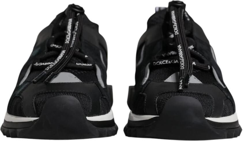 Dolce & Gabbana Zwarte Mesh Sorrento Trekking Sneakers - Foto 2