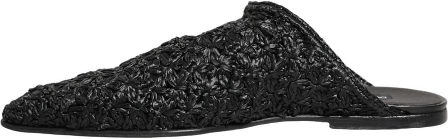 Dolce & Gabbana Zwarte Mules Slides Slippers Heren Platte Schoenen - Foto 7