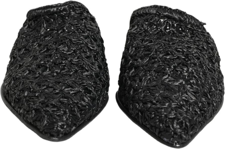 Dolce & Gabbana Zwarte Mules Slides Slippers Heren Platte Schoenen - Foto 3