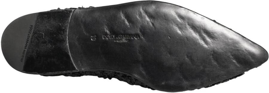 Dolce & Gabbana Zwarte Mules Slides Slippers Heren Platte Schoenen - Foto 6