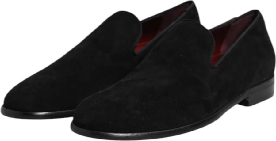 Dolce & Gabbana Zwarte Suède Instaploafers