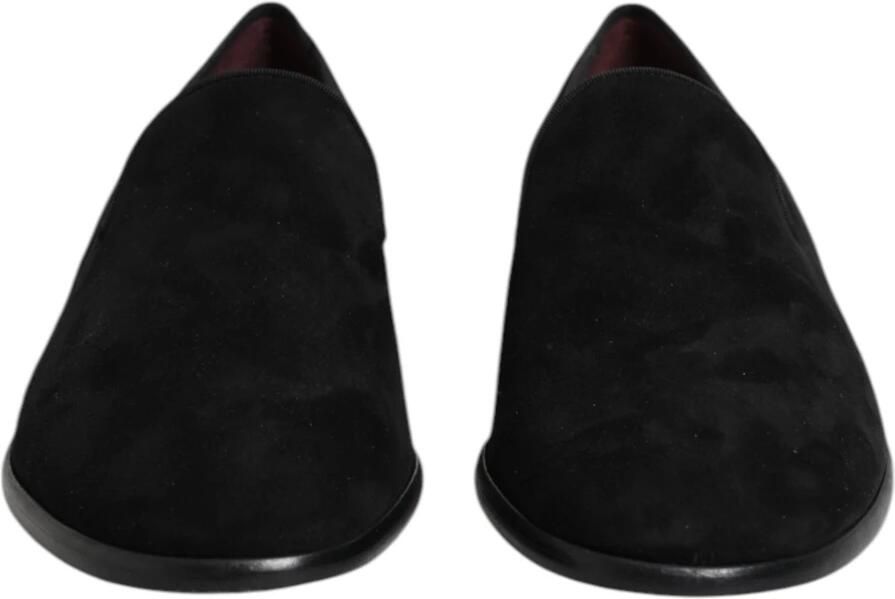 Dolce & Gabbana Zwarte Suède Instaploafers