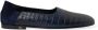 Dolce & Gabbana Elegante Blauwe Krokodillen Loafers Blue - Thumbnail 10